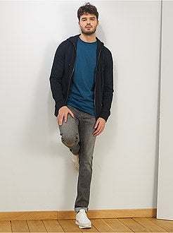 Uomini alti più di 190cm - Maglietta regular puro cotone + 1 m 90 - Kiabi