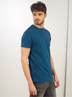 Uomini alti più di 190cm - Maglietta regular puro cotone + 1 m 90 - Kiabi