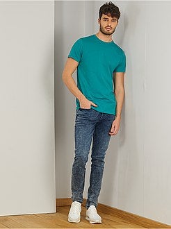 Uomini alti più di 190cm - Maglietta regular puro cotone + 1 m 90 - Kiabi