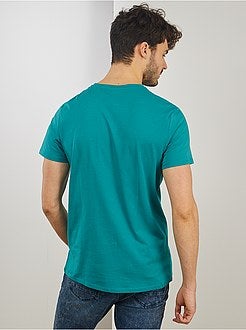 Uomini alti più di 190cm - Maglietta regular puro cotone + 1 m 90 - Kiabi