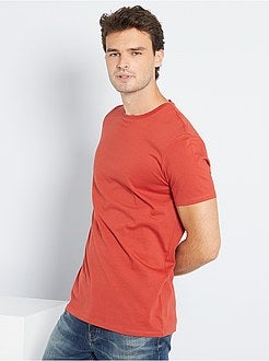 Taglie forti Uomo - Maglietta regular puro cotone + 1 m 90 - Kiabi