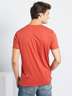 Taglie forti Uomo - Maglietta regular puro cotone + 1 m 90 - Kiabi