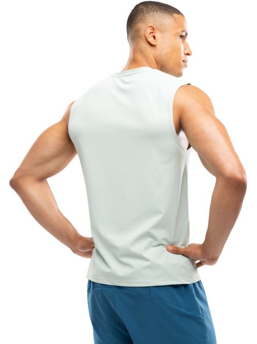 Maglietta smanicata da corsa da uomo fitness uomo paine mint - Kiabi