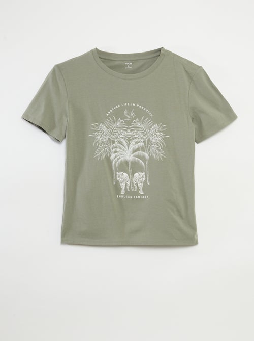 Maglietta stampata - collezione facile da indossare - Kiabi