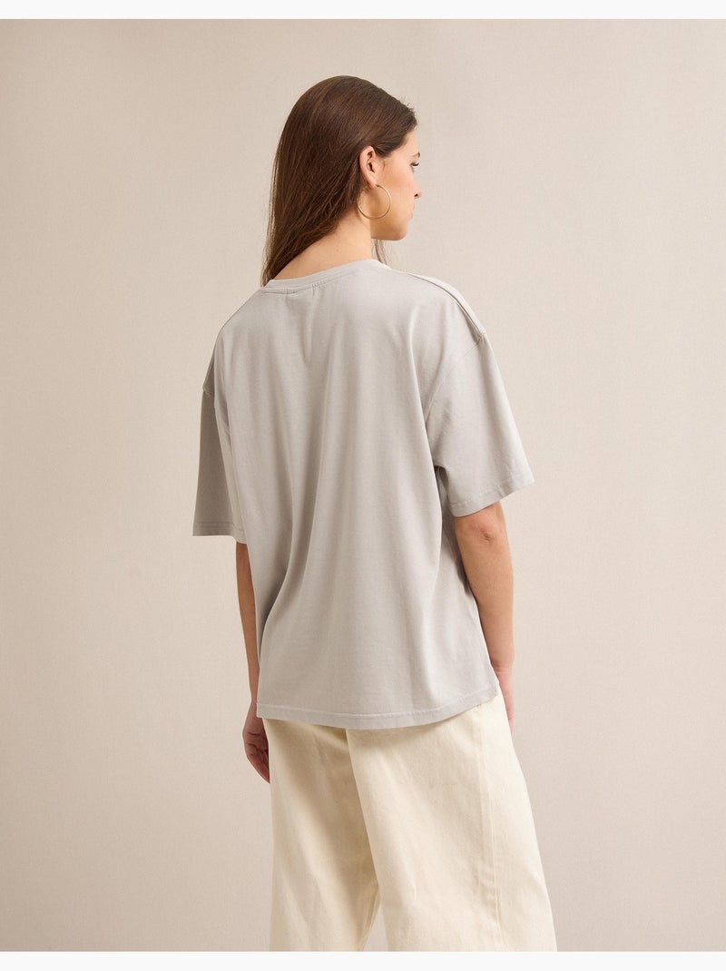 Maglietta stampata, MO Fashion Grigio - Kiabi