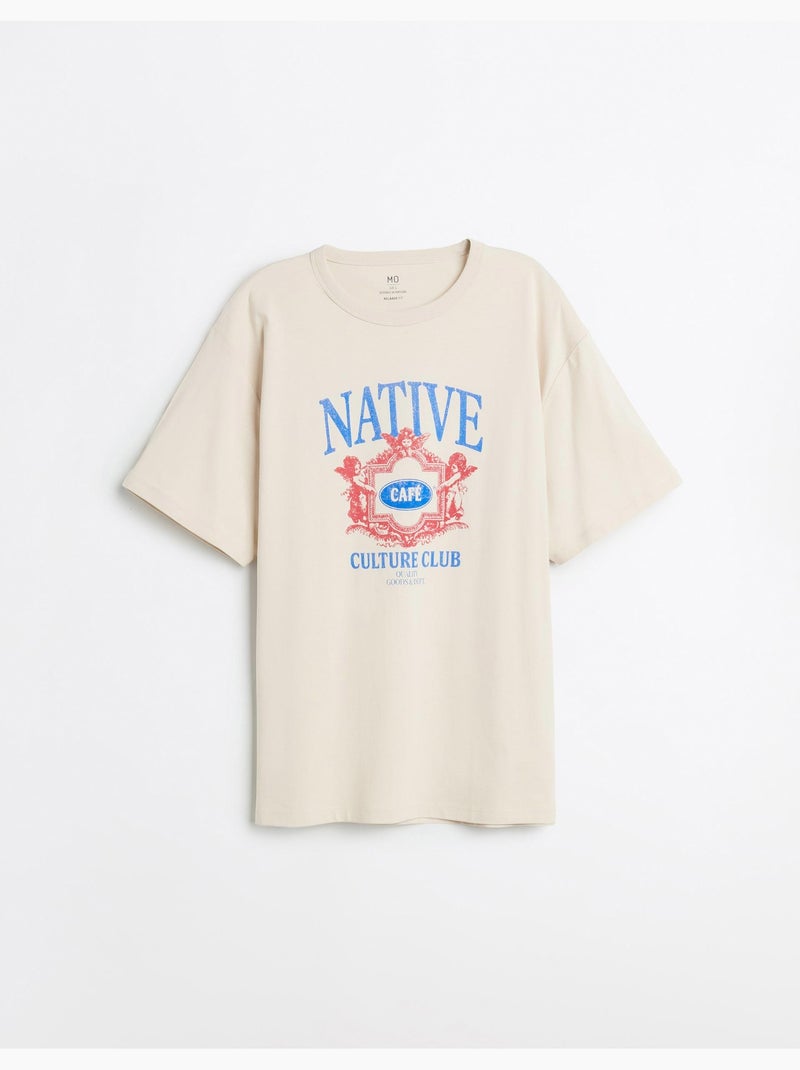 Maglietta stampata, MO Fashion Grigio - Kiabi