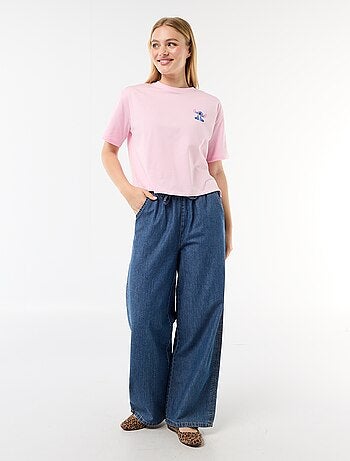 Maglietta stampata 'Stitch'