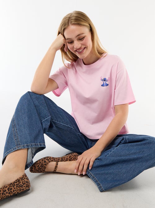 Maglietta stampata 'Stitch' - Kiabi