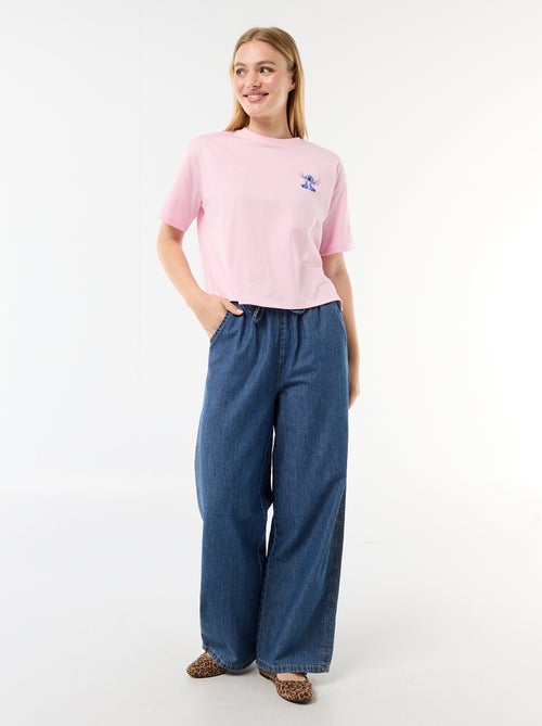 Maglietta stampata 'Stitch' - Kiabi