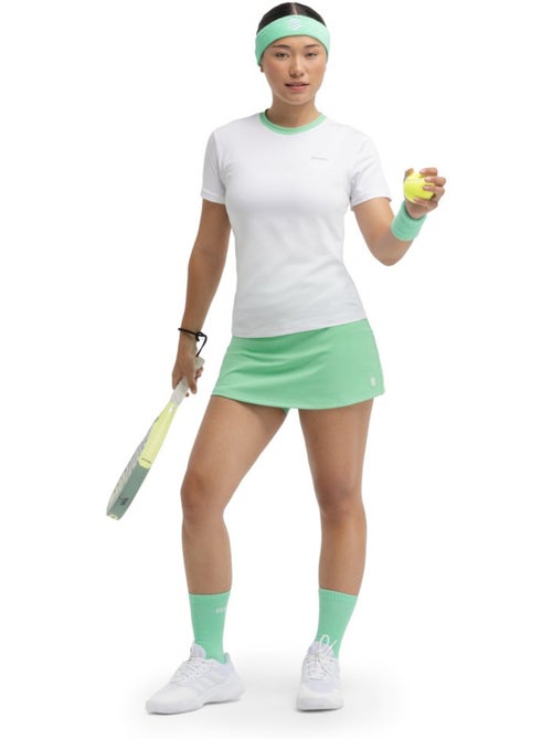 Maglietta tecnica a maniche corte da padel donna padel donna pesaro - Kiabi