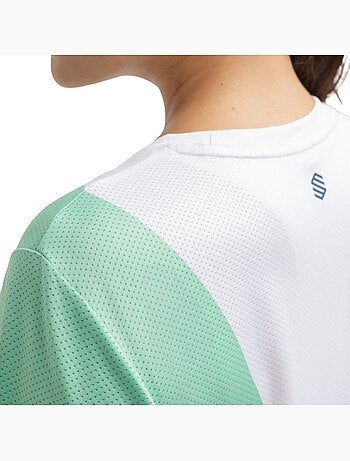 Maglietta tecnica a maniche corte da padel donna padel donna pesaro erit