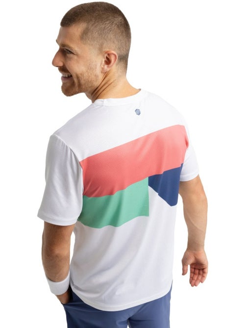 Maglietta tecnica a maniche corte da padel uomo padel uomo round erit - Kiabi