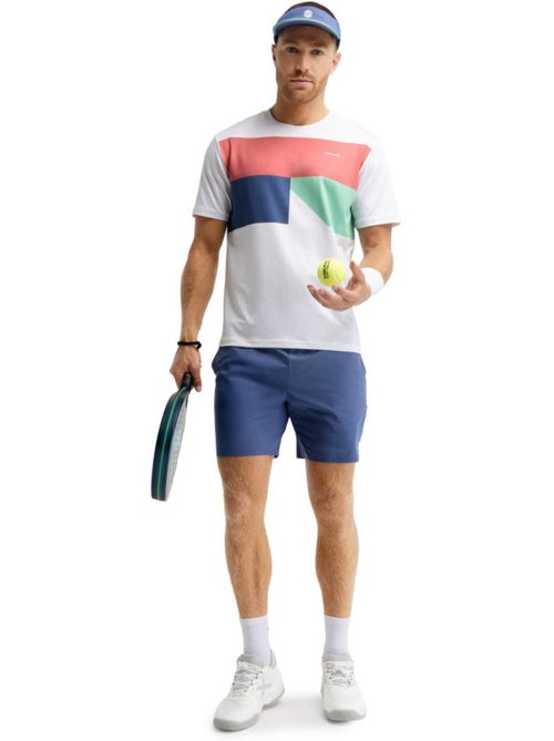 Maglietta tecnica a maniche corte da padel uomo padel uomo round erit - Kiabi