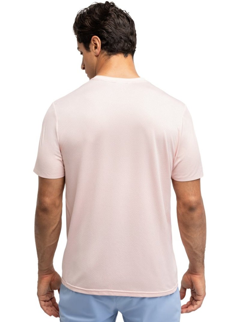 Maglietta tecnica da tennis da uomo a maniche corte tennis uomo lob Rosa - Kiabi
