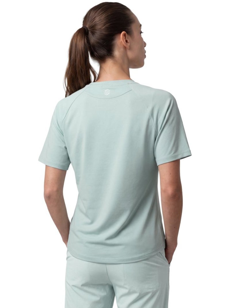 Maglietta tecnica escursionismo donna donna waterton-w Verde - Kiabi