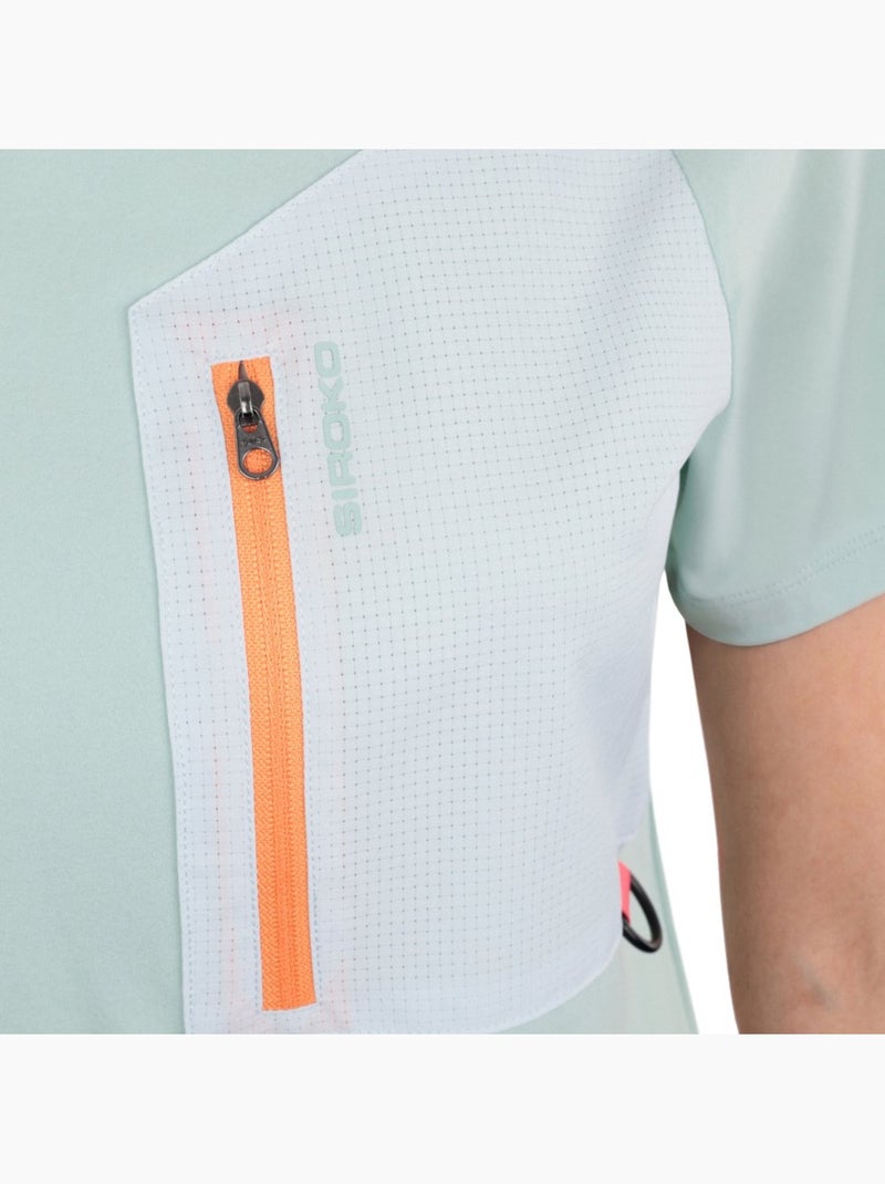 Maglietta tecnica escursionismo donna donna waterton-w Verde - Kiabi