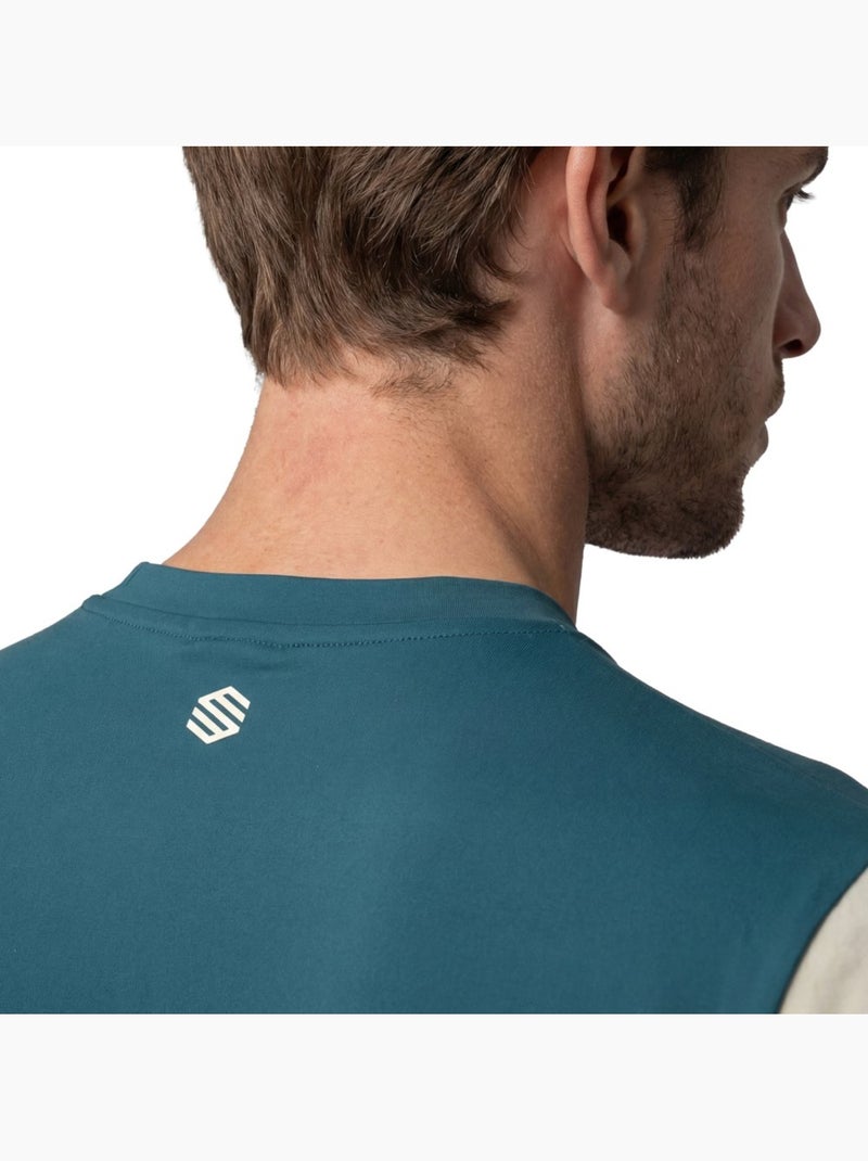 Maglietta tecnica tennis maniche lunghe uomo tennis uomo roma Verde - Kiabi