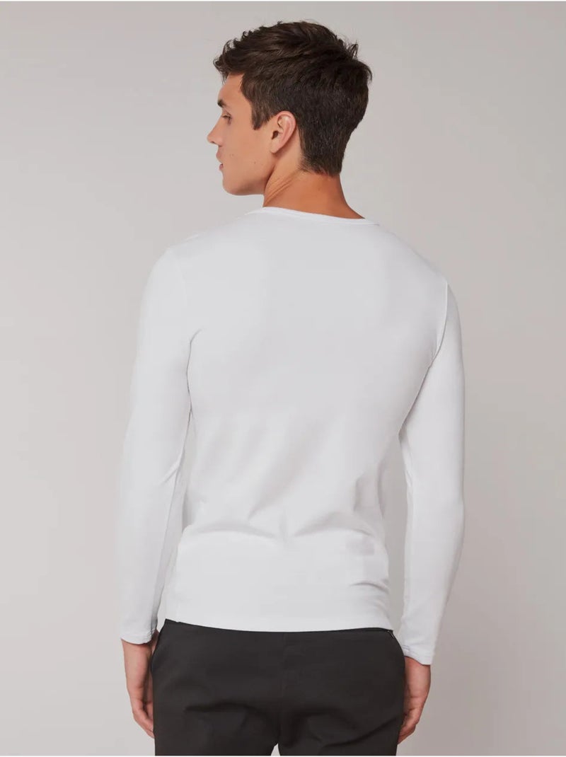 Maglietta termica da uomo  interna Bianco - Kiabi