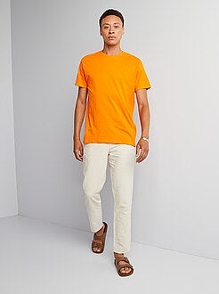 Uomo dalla S alla XXL - Maglietta tinta unita jersey - Kiabi