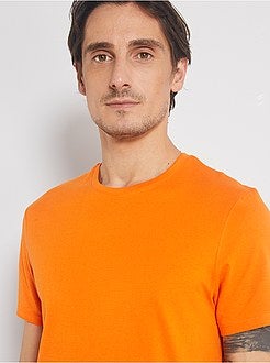 Uomo dalla S alla XXL - Maglietta tinta unita jersey - Kiabi