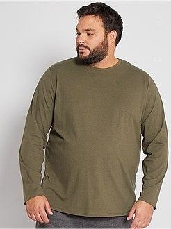 Maglietta tinta unita puro cotone - Kiabi