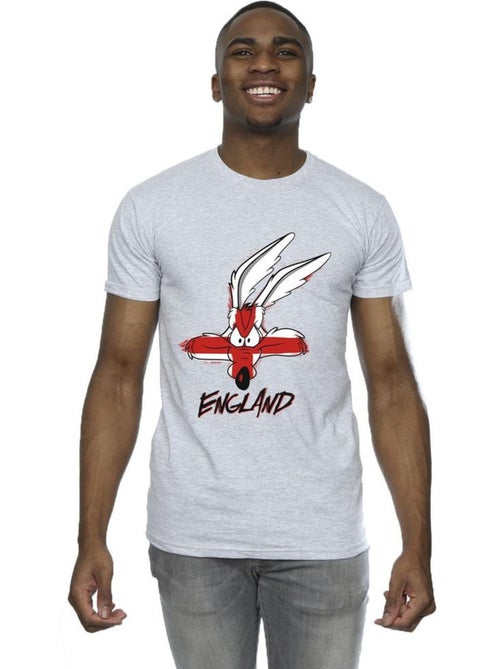 Maglietta willy il coyote inghilterra uomo - looney tunes - Kiabi