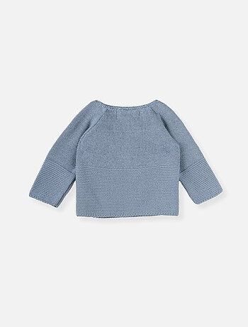 Maglioncino a Doppia Maglia in Cotone