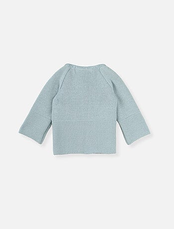 Maglioncino a Doppia Maglia in Cotone