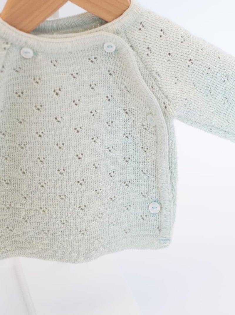 Maglioncino a Maglia Traforata Ecru - Kiabi