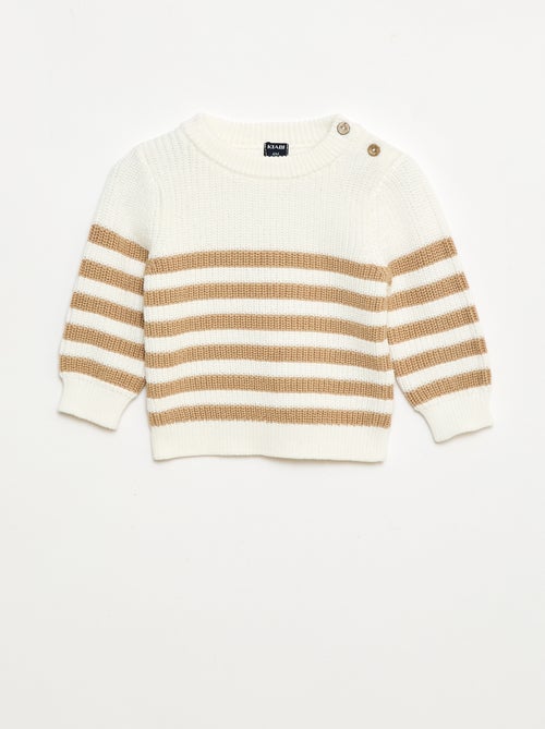 Maglioncino a righe in cotone - Kiabi