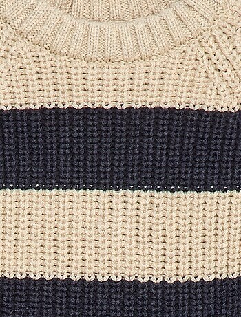 Maglioncino in cotone a maglia perlata