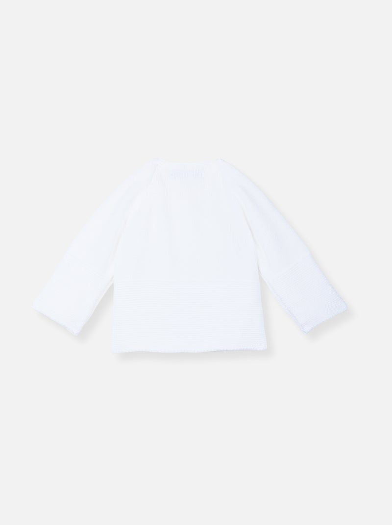 Maglioncino in Cotone Bianco - Kiabi