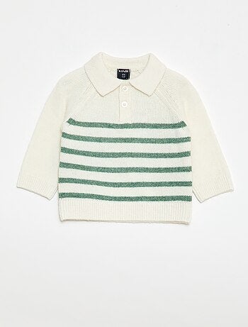 Maglioncino in maglia a righe