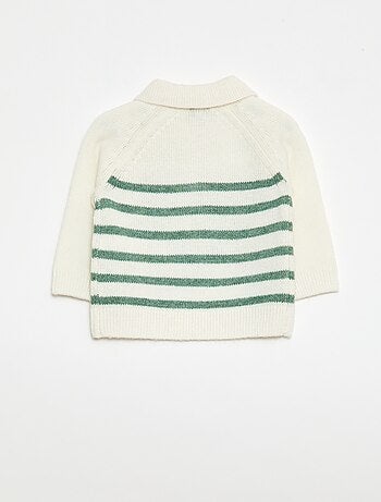 Maglioncino in maglia a righe