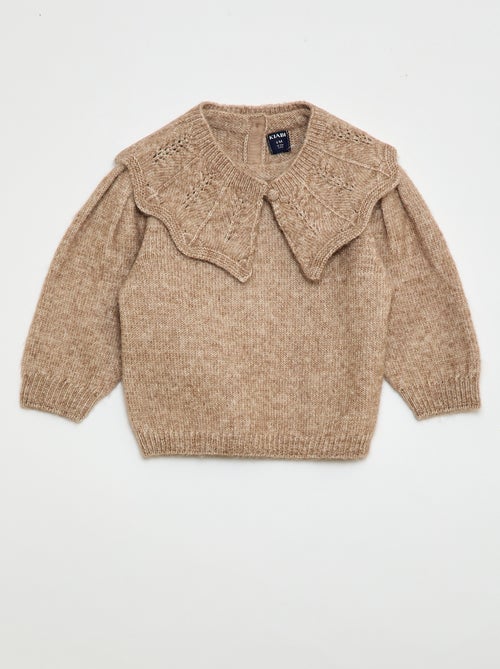 Maglioncino in maglia con colletto removibile - Kiabi