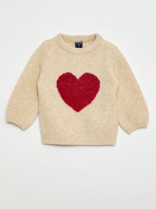 Maglioncino in maglia con ricami - Kiabi