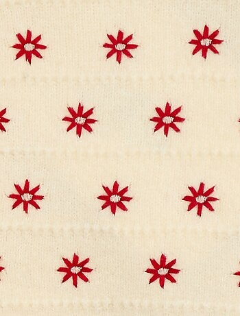 Maglione in maglia con ricami