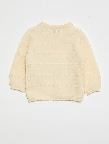 Maglione in maglia con ricami