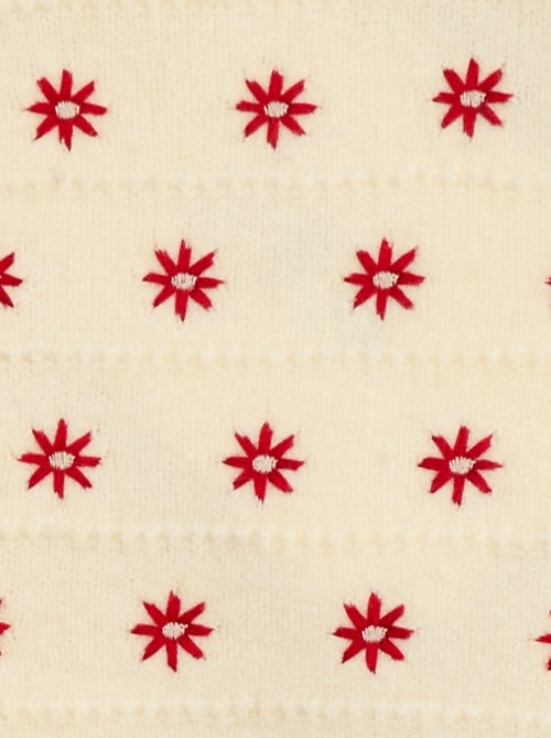 Maglioncino in maglia con ricami - Kiabi