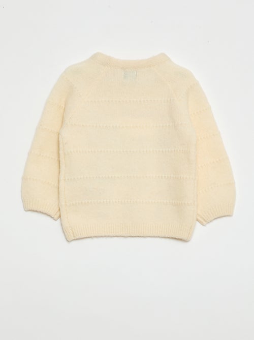 Maglioncino in maglia con ricami - Kiabi