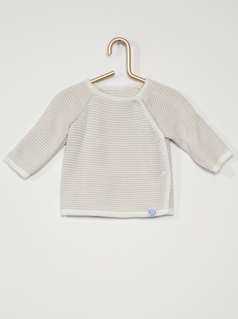 Maglioncino 'La Manufacture de Layette' - Made in France grigio/ecru - Kiabi