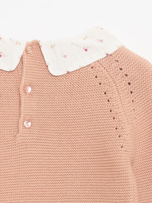 Maglioncino punto spuma con colletto Claudine - Kiabi