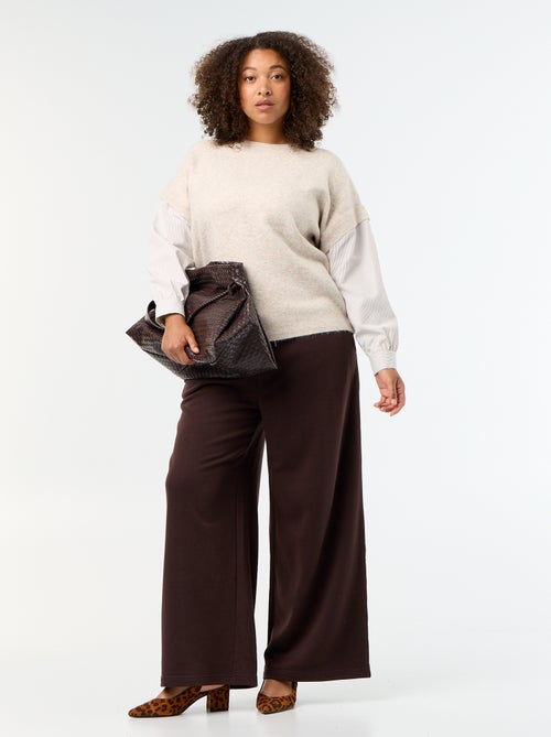 Maglione 2-in-1 con camicia - Kiabi