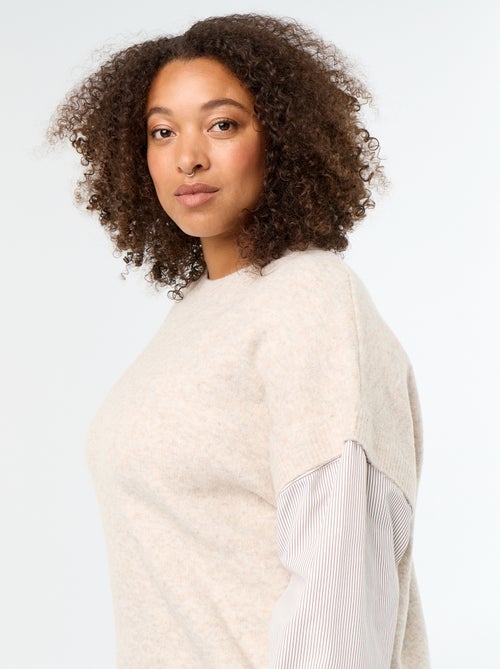 Maglione 2-in-1 con camicia - Kiabi