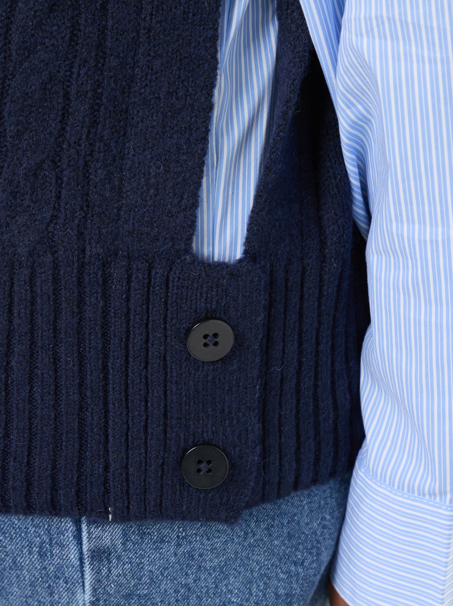 Tom Tailor Maglione Donna Taglie Forti - Scollo A V, Misto Cotone, Vestibilità Regolare