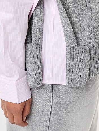 Maglione 2-in-1 con camicia