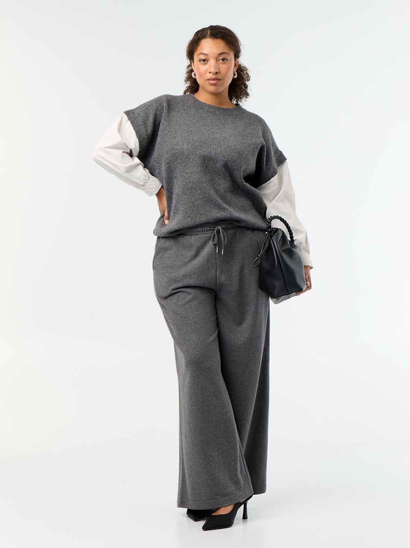 Maglione 2-in-1 con camicia Grigio - Kiabi