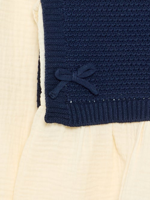 Maglione 2 in 1 effetto blusa - Kiabi