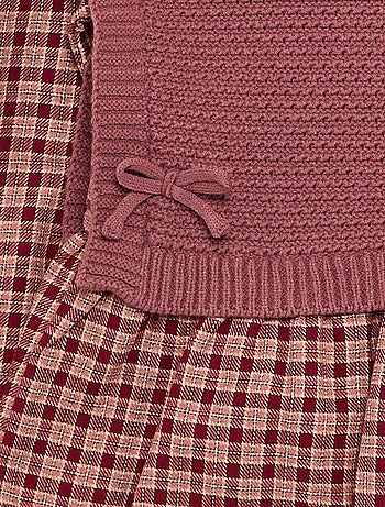 Maglione 2 in 1 effetto blusa