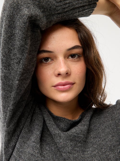 Maglione a barchetta in maglia - Kiabi